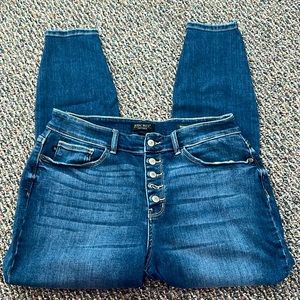 JUDY BLUE Button Fly Skinny Fit Jeans 16w